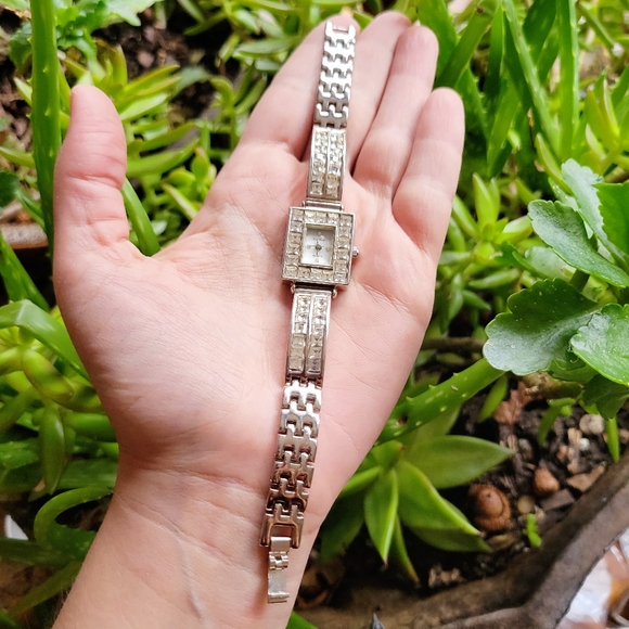 Classic Silver Rhinestone Watch - Picture 13 of 15